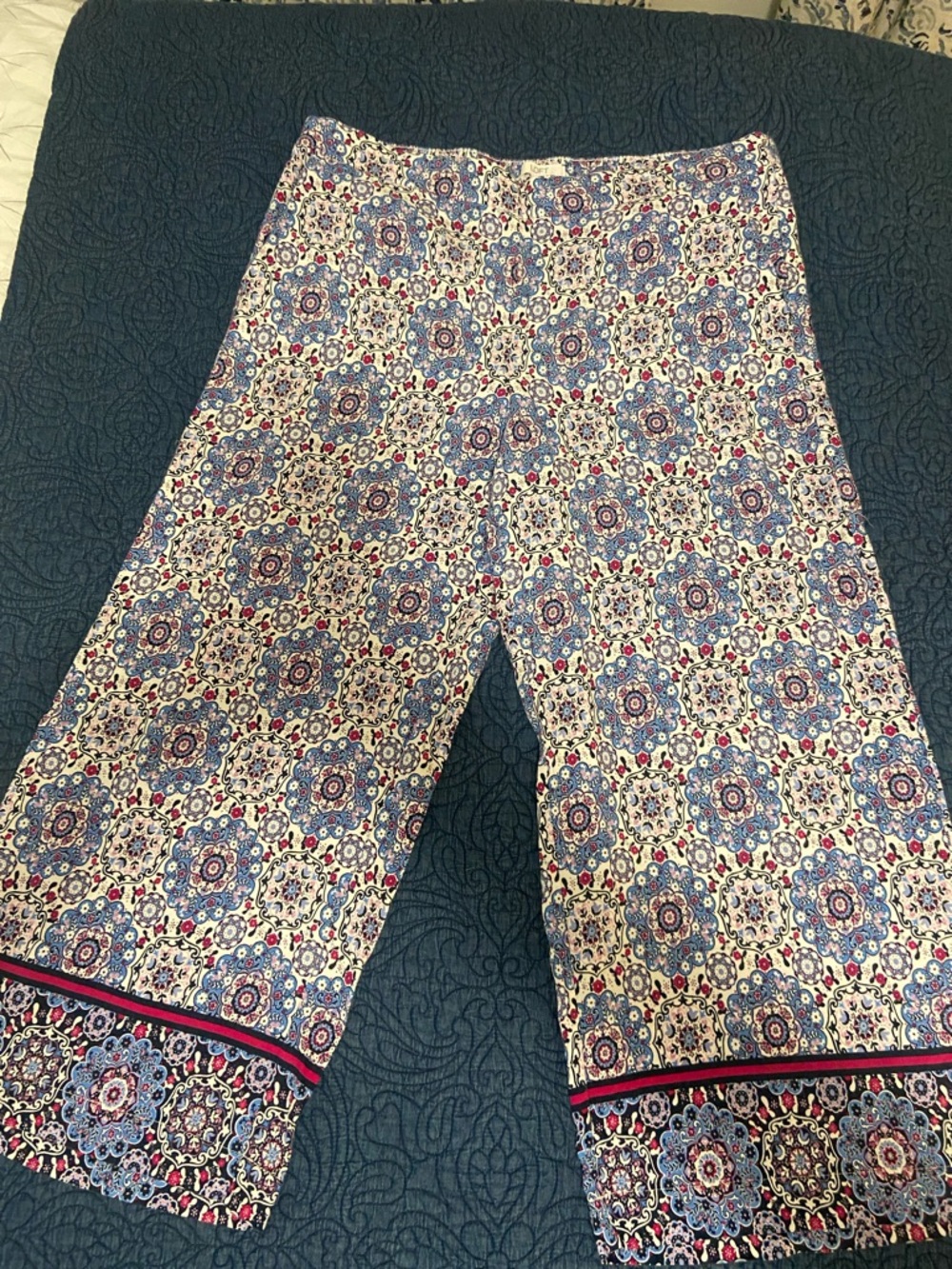 Loft wide leg flowy floral pants.